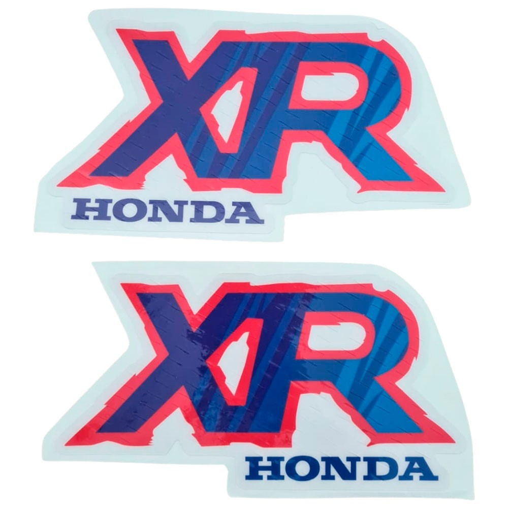 Tank Decals Graphics for Honda XR80R XR 80 1992 Blue Red Thick Gloss Laminate - Image 6