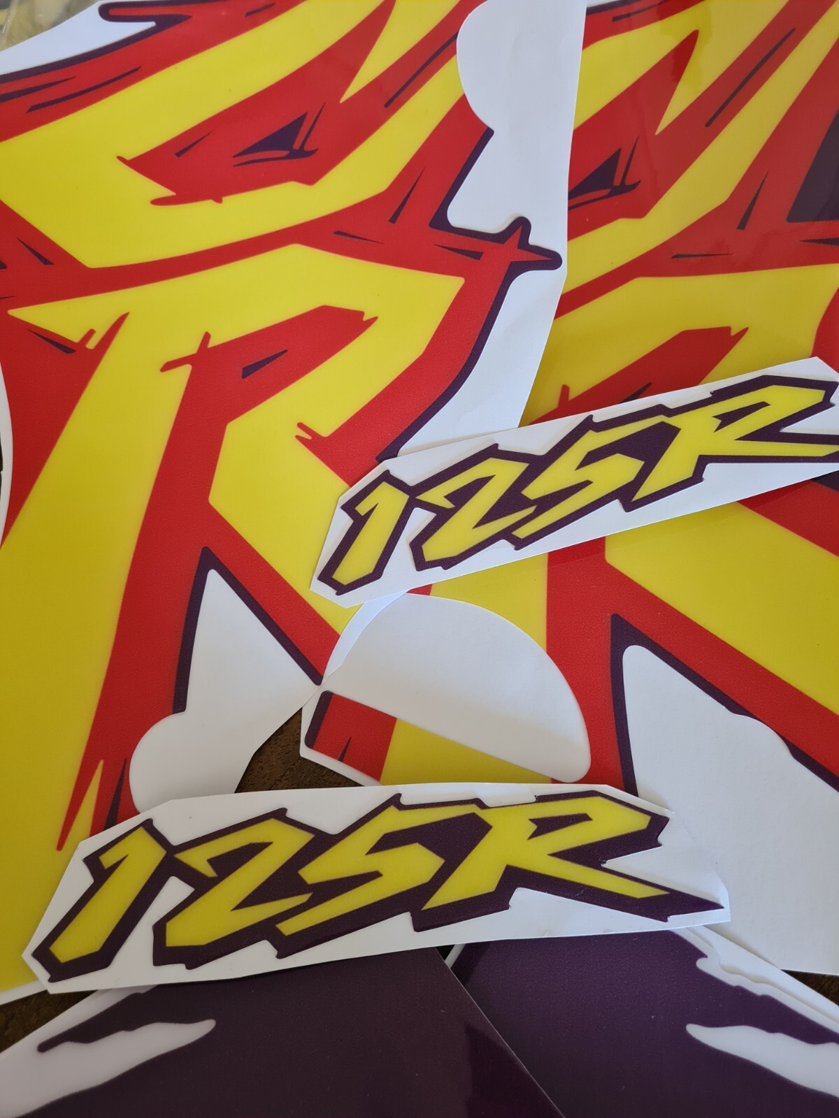 Graphics Decals fit Honda CR125R Cr 125 cr125 thick 1995 glossy laminate - Image 4