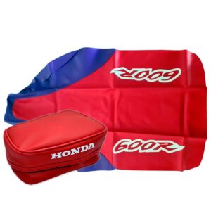 Synthetic Leather Seat Cover - Rear Fender Bag for Honda XR600R xr 600 96 purple