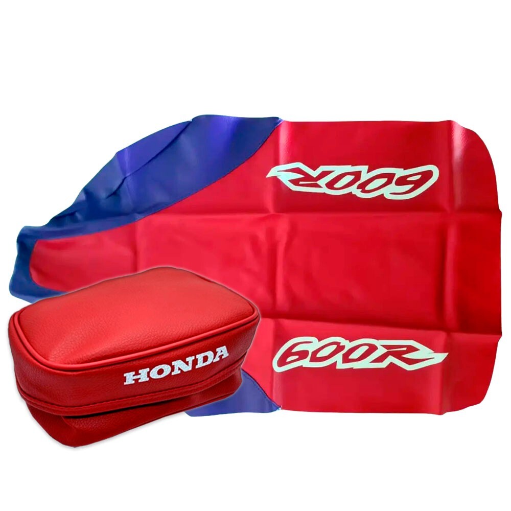 Synthetic Leather Seat Cover - Rear Fender Bag for Honda XR600R xr 600 96 purple