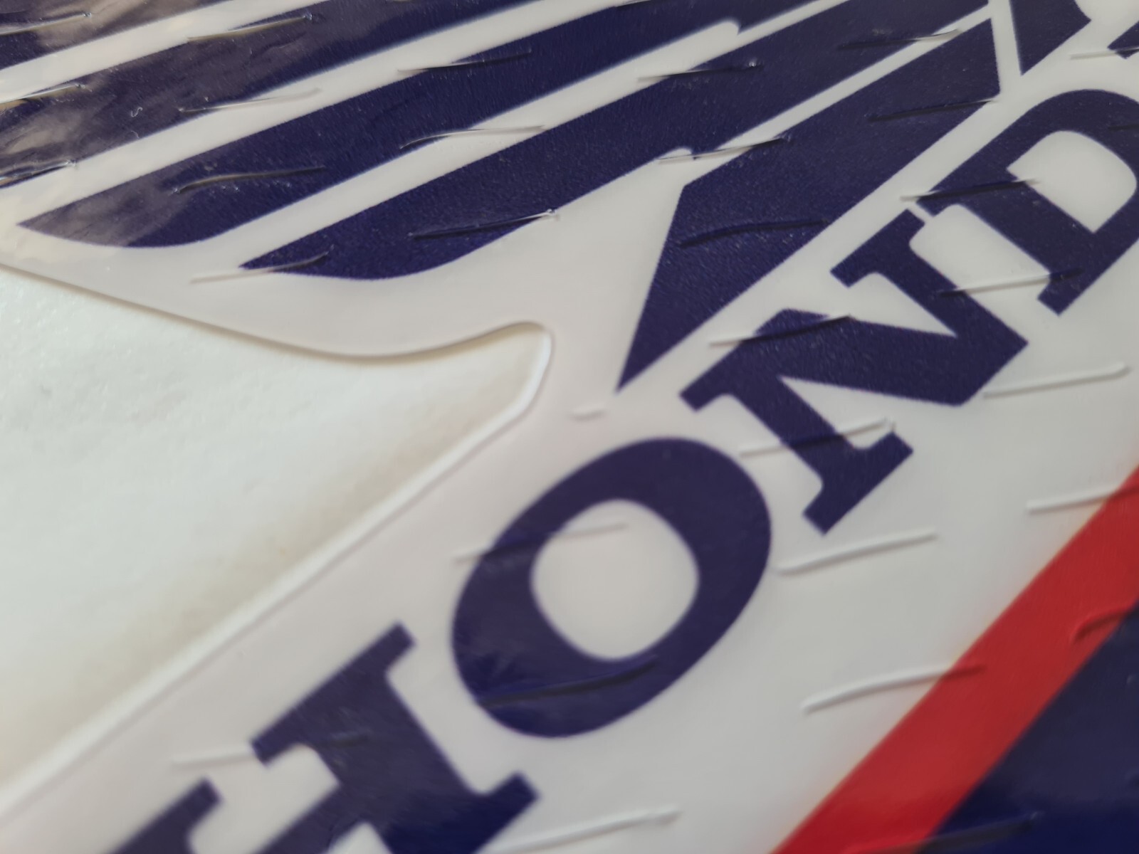 Tank Decals Graphics FOR Honda XR100R XR100 1991 Blue Red Thick Gloss Laminate - Image 2