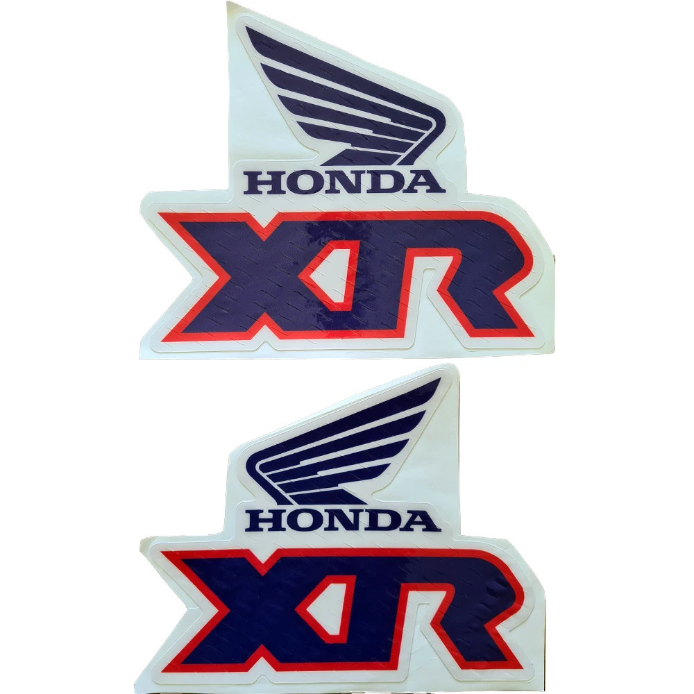 Tank Decals Graphics FOR Honda XR100R XR100 1991 Blue Red Thick Gloss Laminate - Image 9