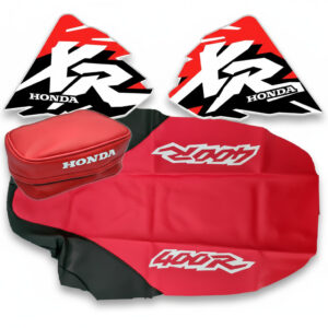 Seat Cover + Tank Graphics + Rear Fender Bag for XR400R XR 400 1997 â Glossy