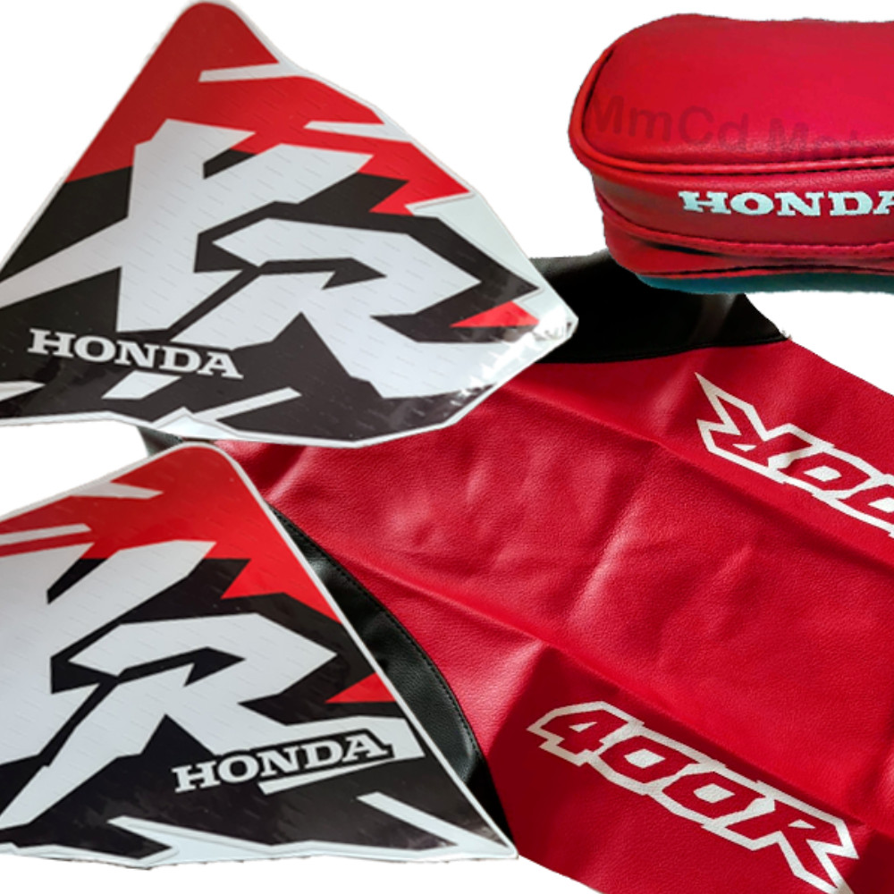 Seat Cover + Tank Graphics + Rear Fender Bag for XR400R XR 400 1997 â Glossy - Image 4