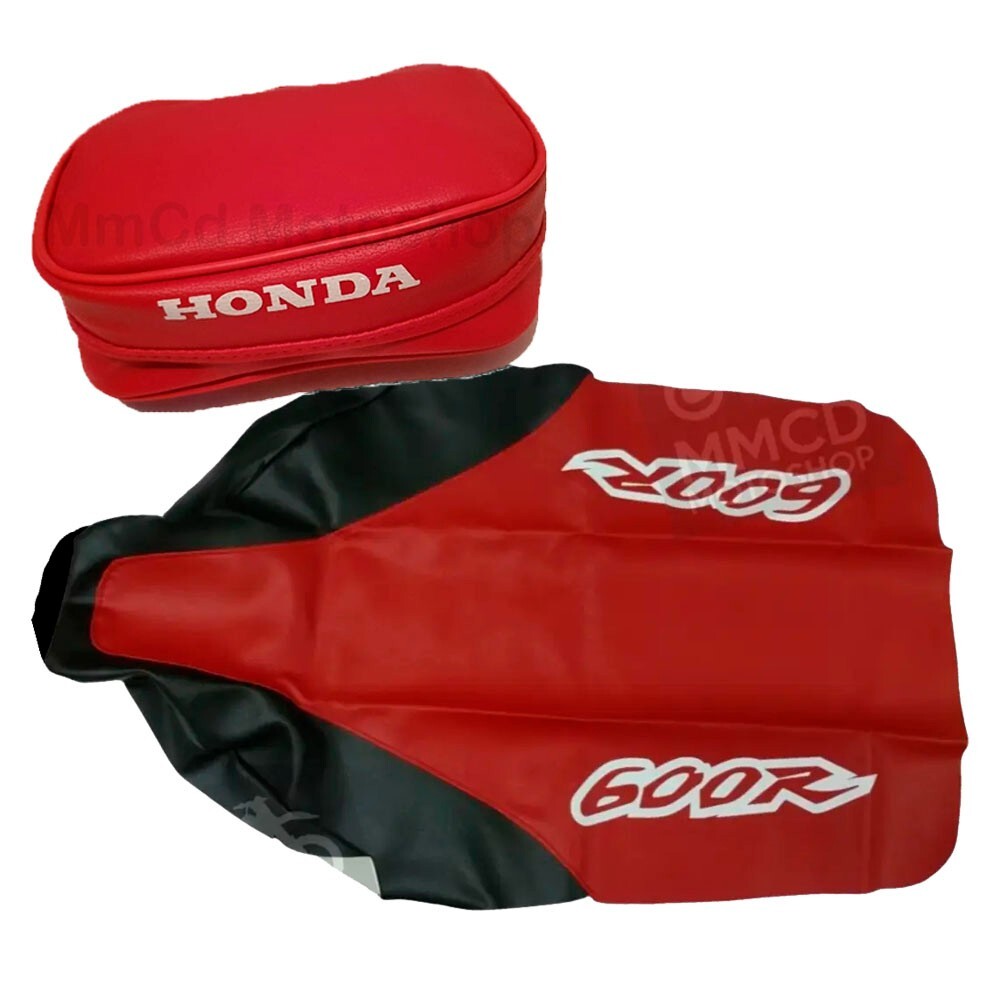 Seat Cover Tank Decals Rear Fender Bag FOR Honda XR600R 1997 Red Black - Image 5