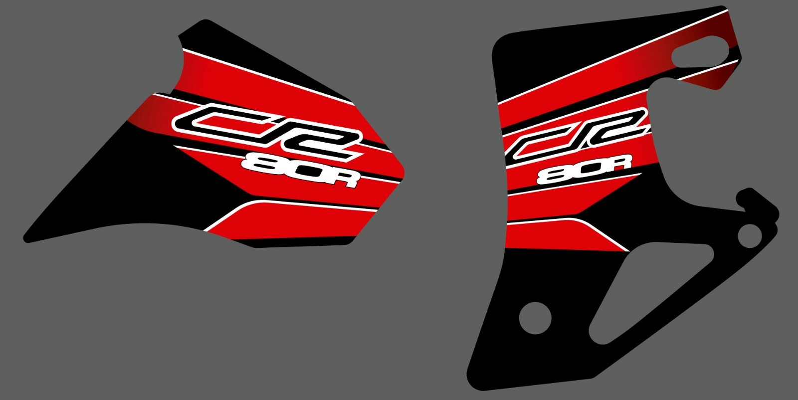 Graphics decals for Honda CR80R Cr 80 cr80 thick 1999 glossy laminate fast ship - Image 3