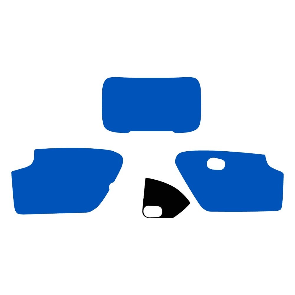 Complete Graphics Kit â for XR250R 1993 â Blue/Red â Tank, Side Panels Headlamp - Image 2
