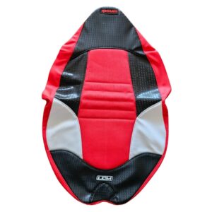Seat Cover FOR Yamaha YFZ450R 2009-2024 Red Carbon Ultragrip Anti Slip