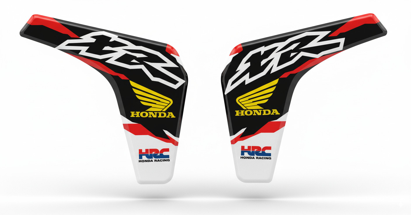 Graphics Decals for XR600R â Large Acerbis Tank (1998 Design) â Premium Thick