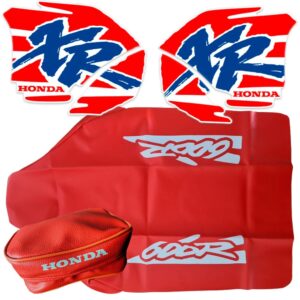 Seat cover Graphics Tank Decals and Fender bag for Honda XR600R xr 600 XR600 94