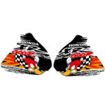 Tank Graphics Decals Vintage Woody Bird for Honda XR600R XR 600 Microperforated