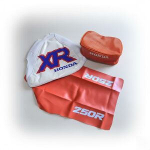 XR250R 1992 Restoration Kit Seat Cover Tank Cover Tool Fender Bag XR250 Orange
