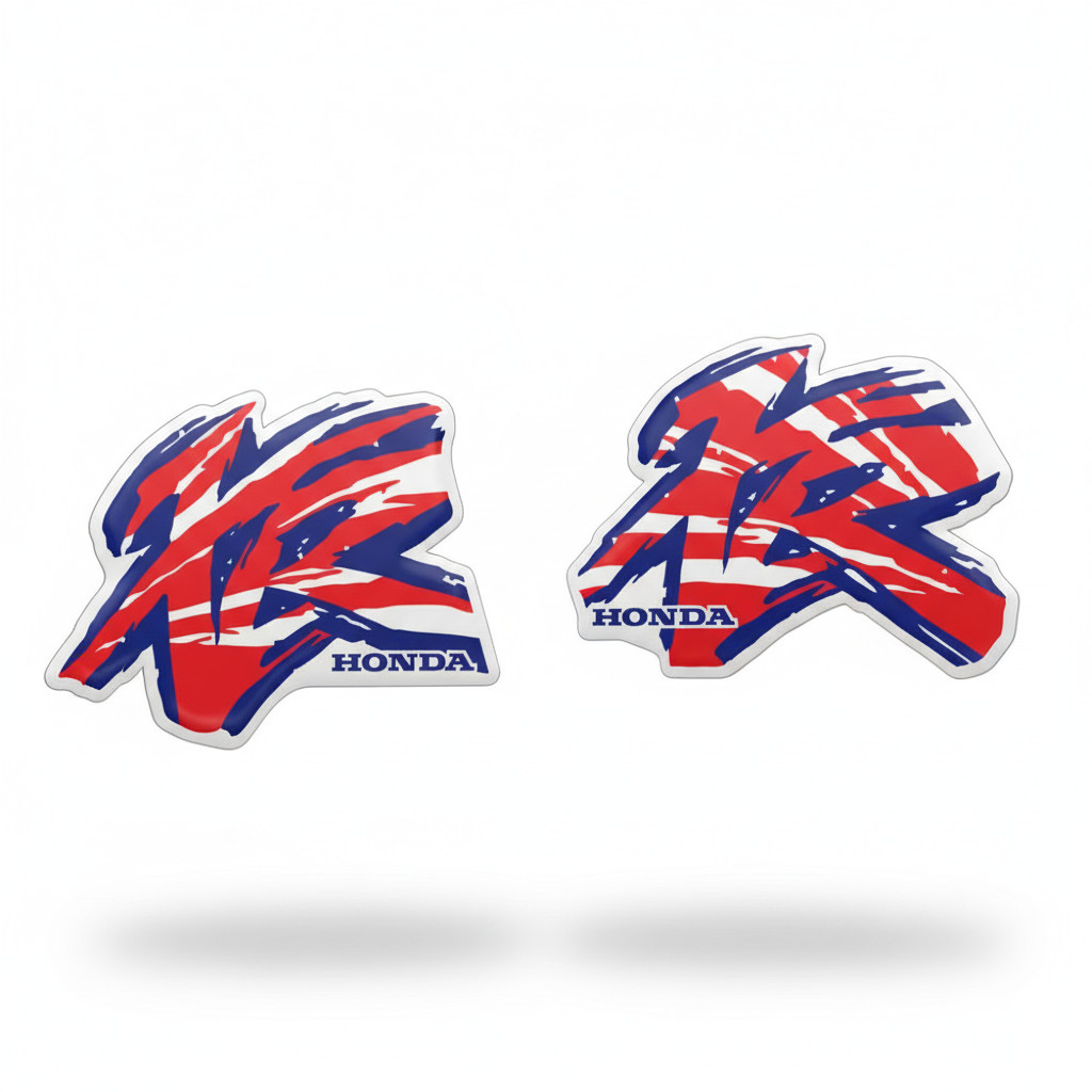 Tank decals graphics side covers and headlamp purple for honda XR250 xr 250 95 - Image 6
