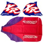Seat Cover Tank Decals Graphics FOR Honda XR600R 1996 Purple