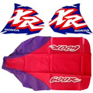 Seat Cover Tank Decals Graphics FOR Honda XR600R 1996 Purple