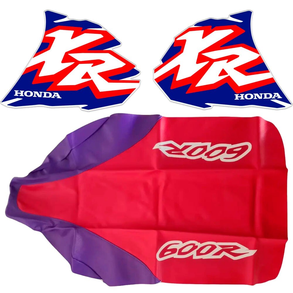 Seat Cover Tank Decals Graphics FOR Honda XR600R 1996 Purple