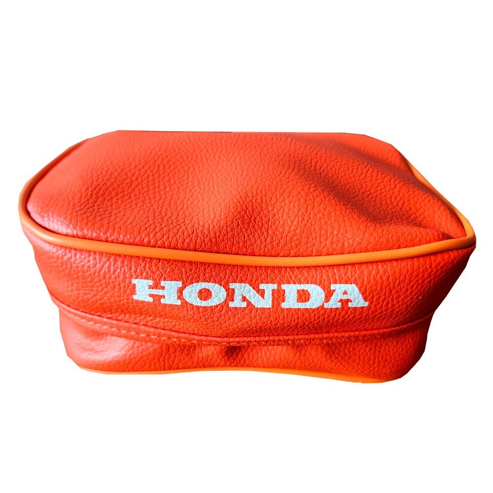 Rear Fender Bag â XR200 XR250 XR400 XR500 XR600 XR650 â Orange Synthetic Leather - Image 3