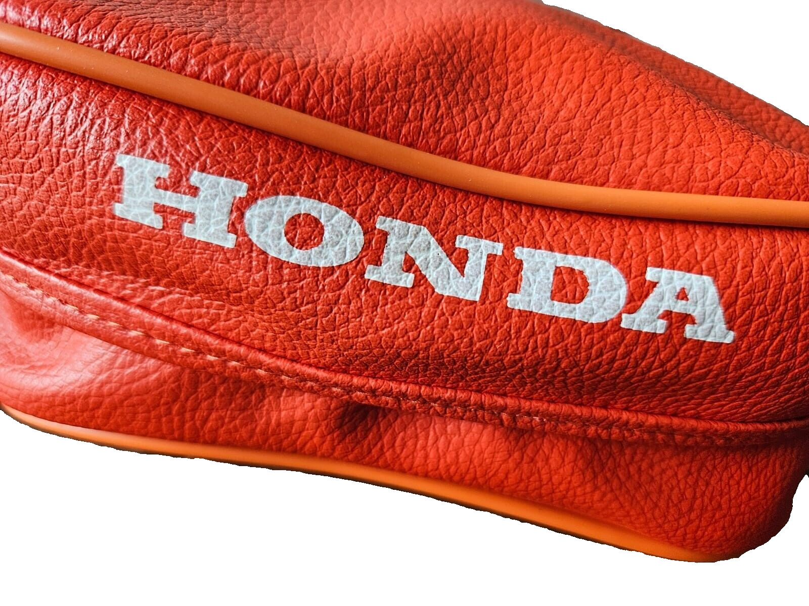 Rear Fender Bag â XR200 XR250 XR400 XR500 XR600 XR650 â Orange Synthetic Leather - Image 7