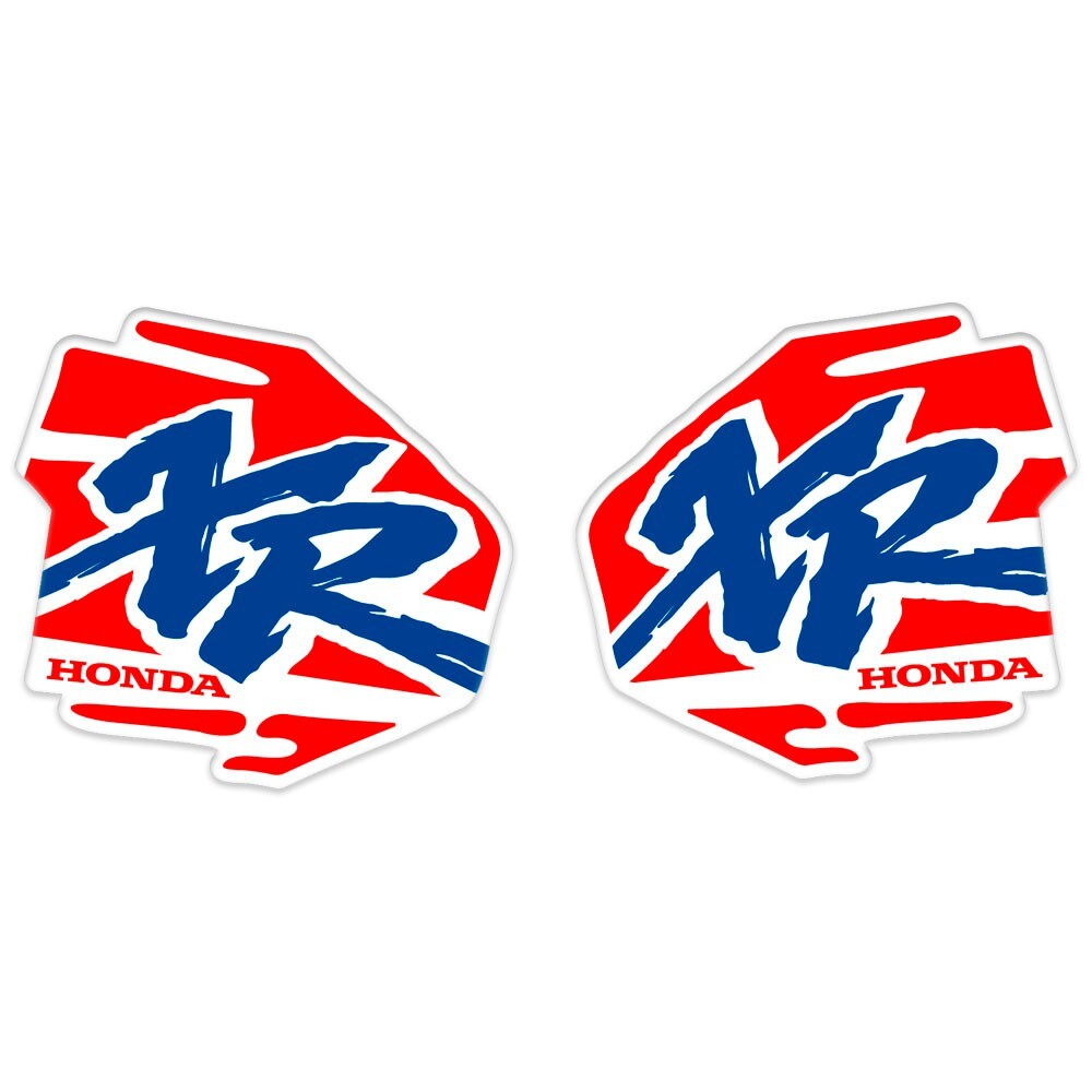 Decals Graphics Kit Side Covers + Headlamp Honda XR250R XR 250 1994 Blue Orange - Image 4