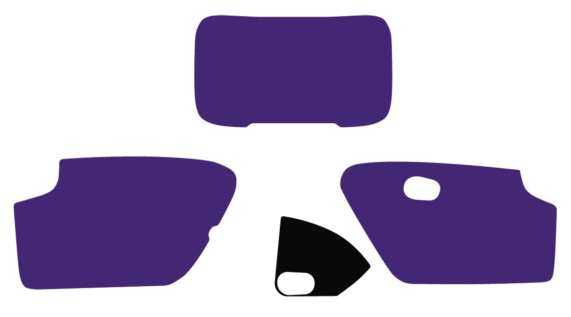 Tank decals graphics side covers and headlamp purple for honda XR250 xr 250 95 - Image 10