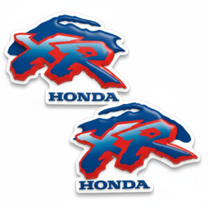 Tank Decals for Honda XR600R XR 600 (1993) â Graphics Red/Blue Microperforated