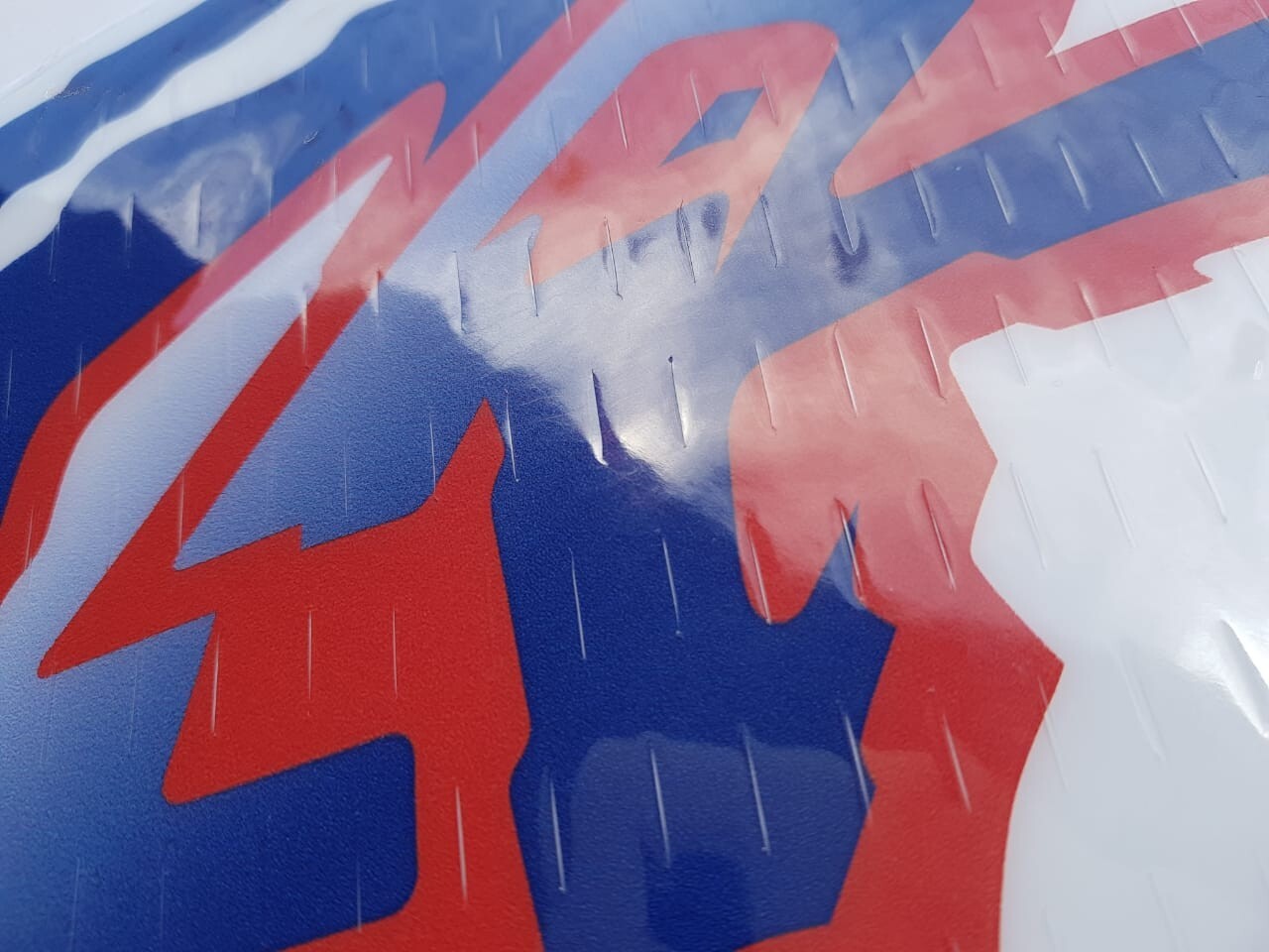 Tank Decals for Honda XR600R XR 600 (1993) â Graphics Red/Blue Microperforated - Image 7