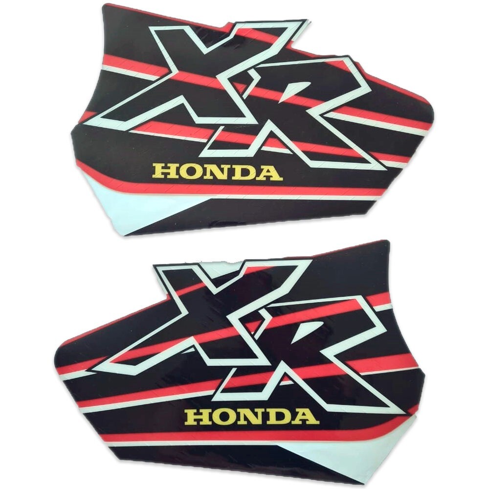 ï¸ Tank Decals Graphics for Honda XR 600 xr600r 99 RED Black glossy fast ship - Image 3