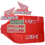Seat cover and Tank Decals Graphics for Honda XR600R xr600 XR 600 1989