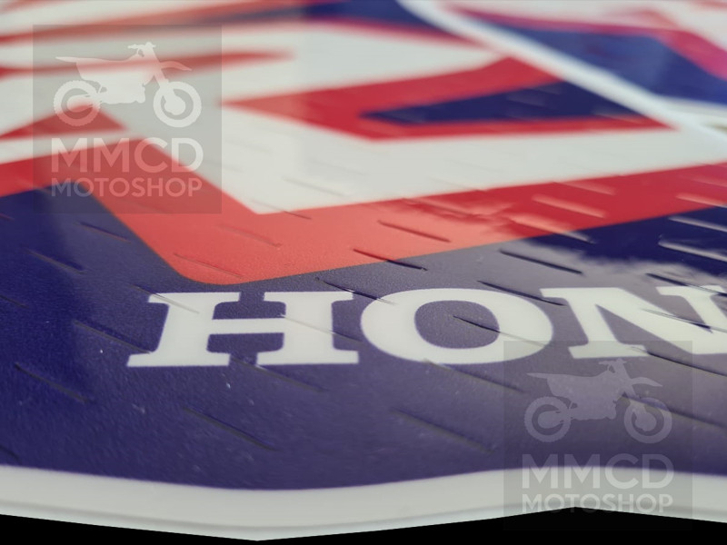 Graphics Tank Decals for Honda XR250R XR 250 1996 â Purple Red | Thick Gloss - Image 4
