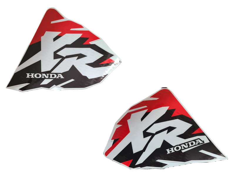 Tank Decals Graphics for Honda XR100R XR 100 1997 Red Black Thick Gloss Laminate - Image 5