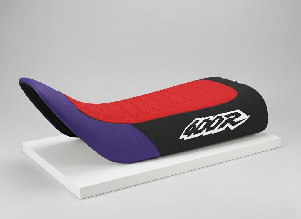 Seat Cover for Honda XR400R XR 400 1996-04 Purple Red Black Ultra Grip AntiSlip