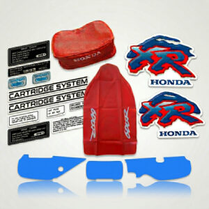 XR600R 1994 Restoration Factory Look Kit Seat Cover, Graphics & Tool Bag XR 600