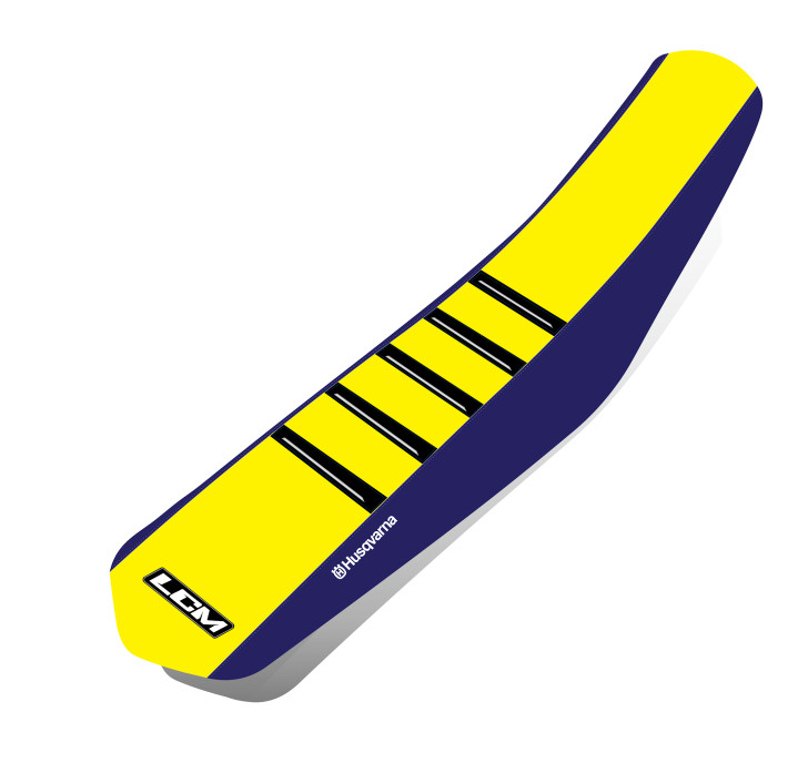 Seat Cover Yellow/Blue for Husqvarna TC FC 2016-2018 TE FE 2017-19