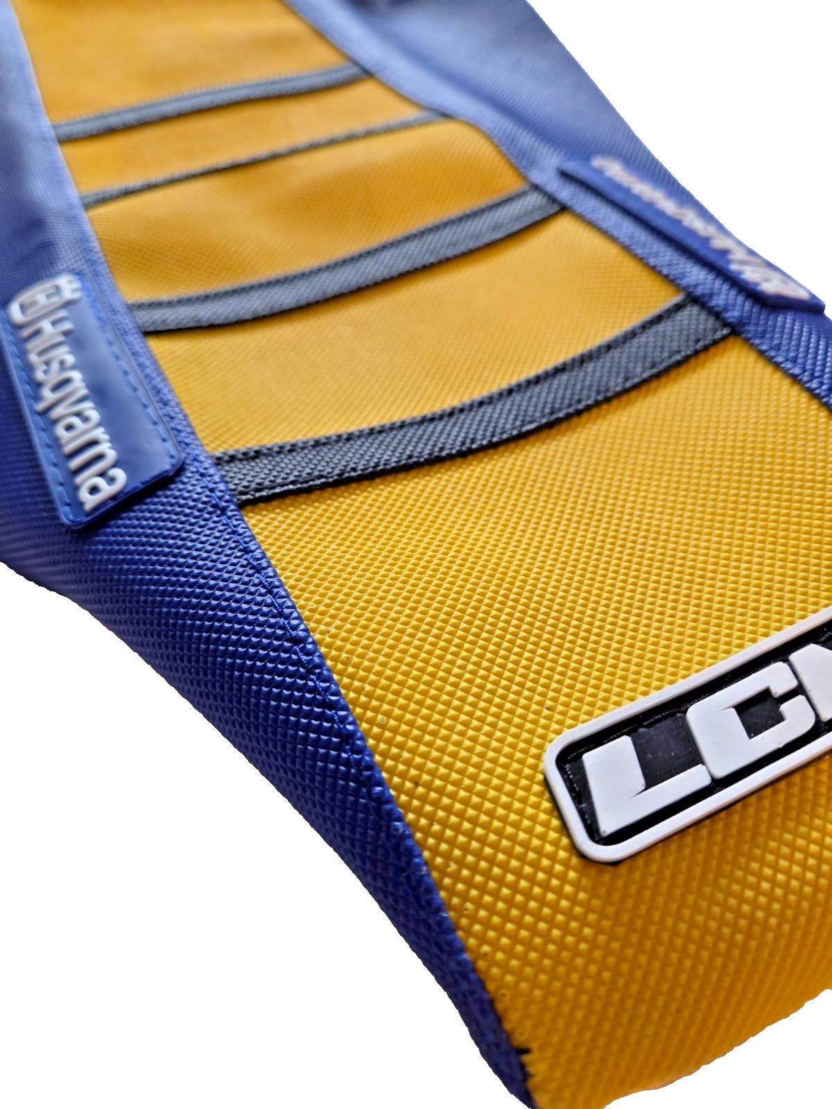Seat Cover Yellow/Blue for Husqvarna TC FC 2016-2018 TE FE 2017-19 - Image 3