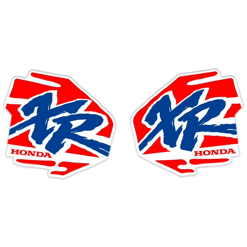 ï¸ Tank decals graphics for xr250r xr 250 94 orange blue, thick gloss laminate