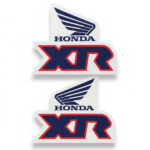 Tank Decals Graphics for Honda XR80R XR 80 (1991) â Blue/Red â Thick Gloss