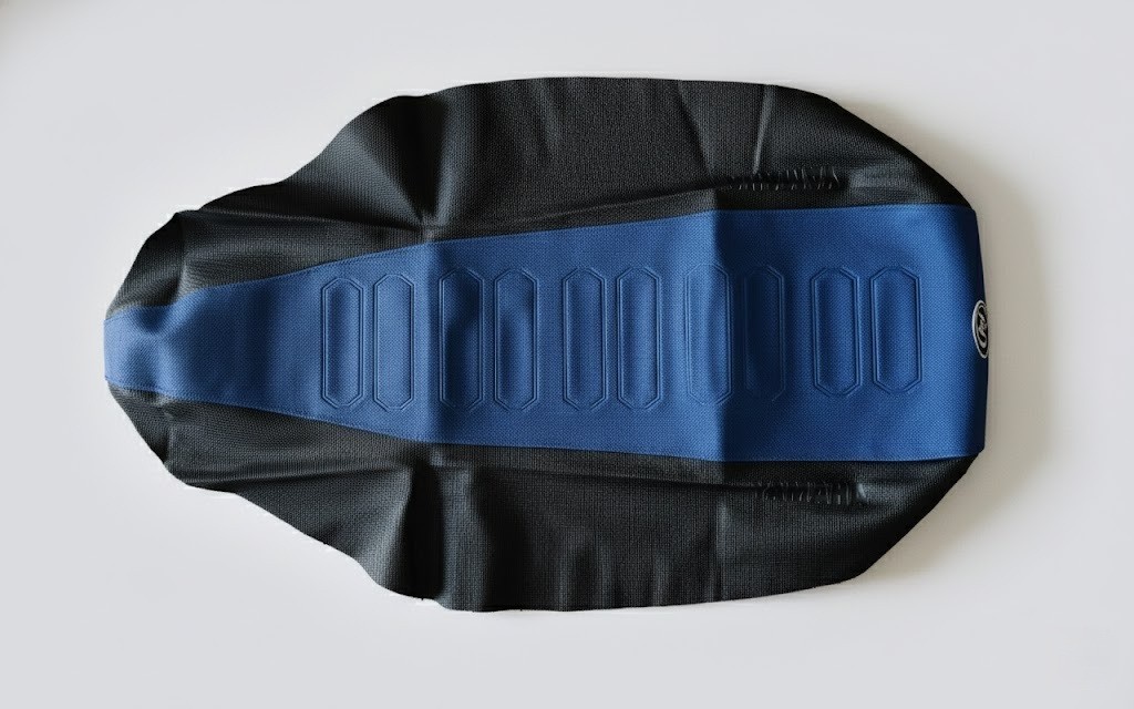 Seat Cover for Yamaha YFZ450 YFZ 450 Carb All Years Blue Black grip Anti-Slip - Image 7