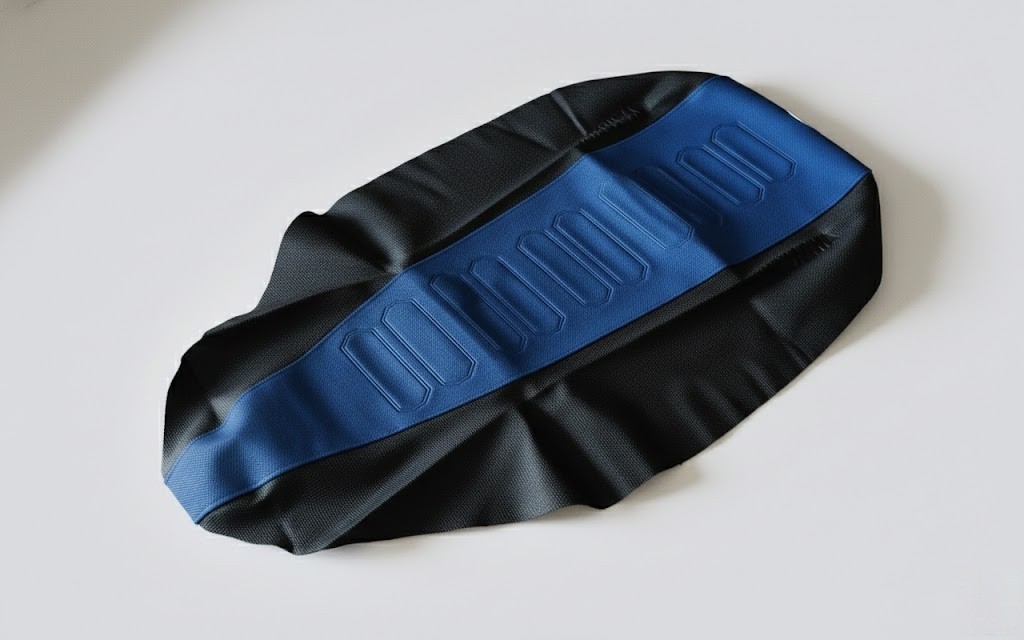 Seat Cover for Yamaha YFZ450 YFZ 450 Carb All Years Blue Black grip Anti-Slip - Image 8