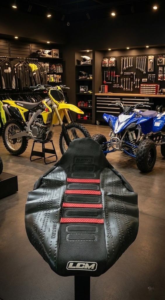 Seat Cover Grip Black for Suzuki RMX 250 RMX 450 2010-2020