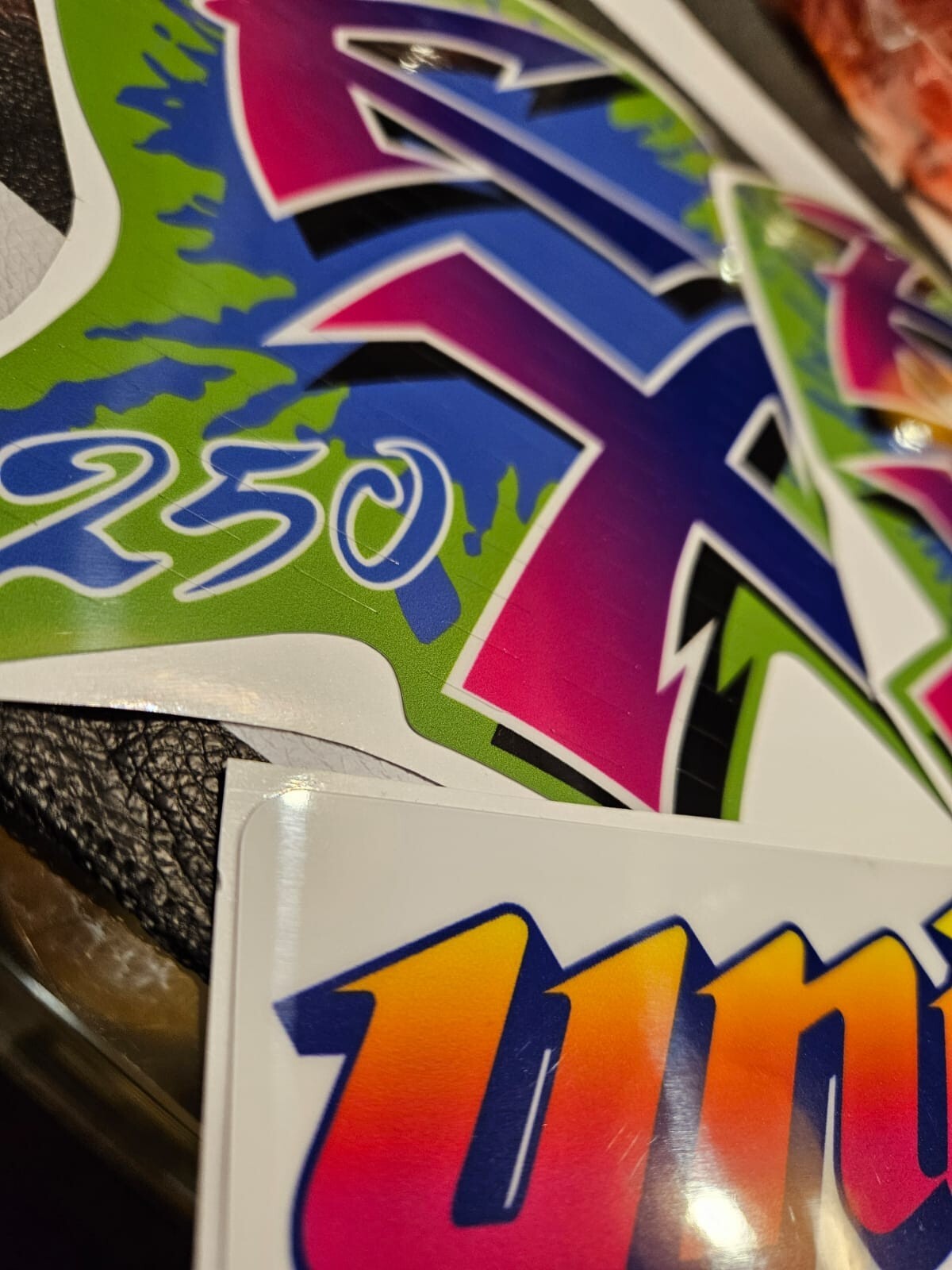 Decals Graphics FOR Kawasaki KX250 KX 250 Green Thick Glossy Laminate - Image 4