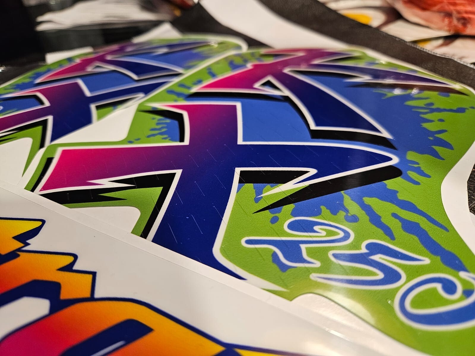 Decals Graphics FOR Kawasaki KX250 KX 250 Green Thick Glossy Laminate - Image 6