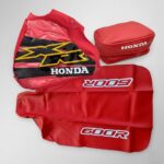 Seat Cover Tank Cover Tool Bag Set For Honda XR600R XR 600 XR600 2000 Red