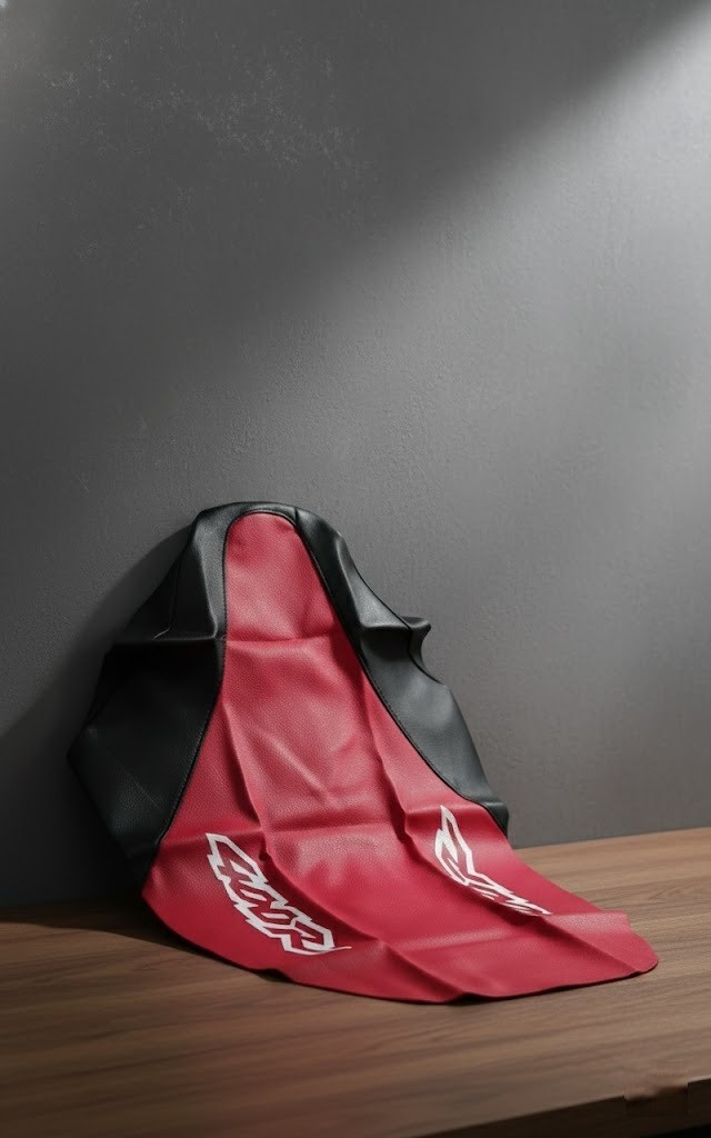 Seat Cover for Honda XR400R XR 400 XR400 1997 Red Black White Synthetic Leather - Image 4