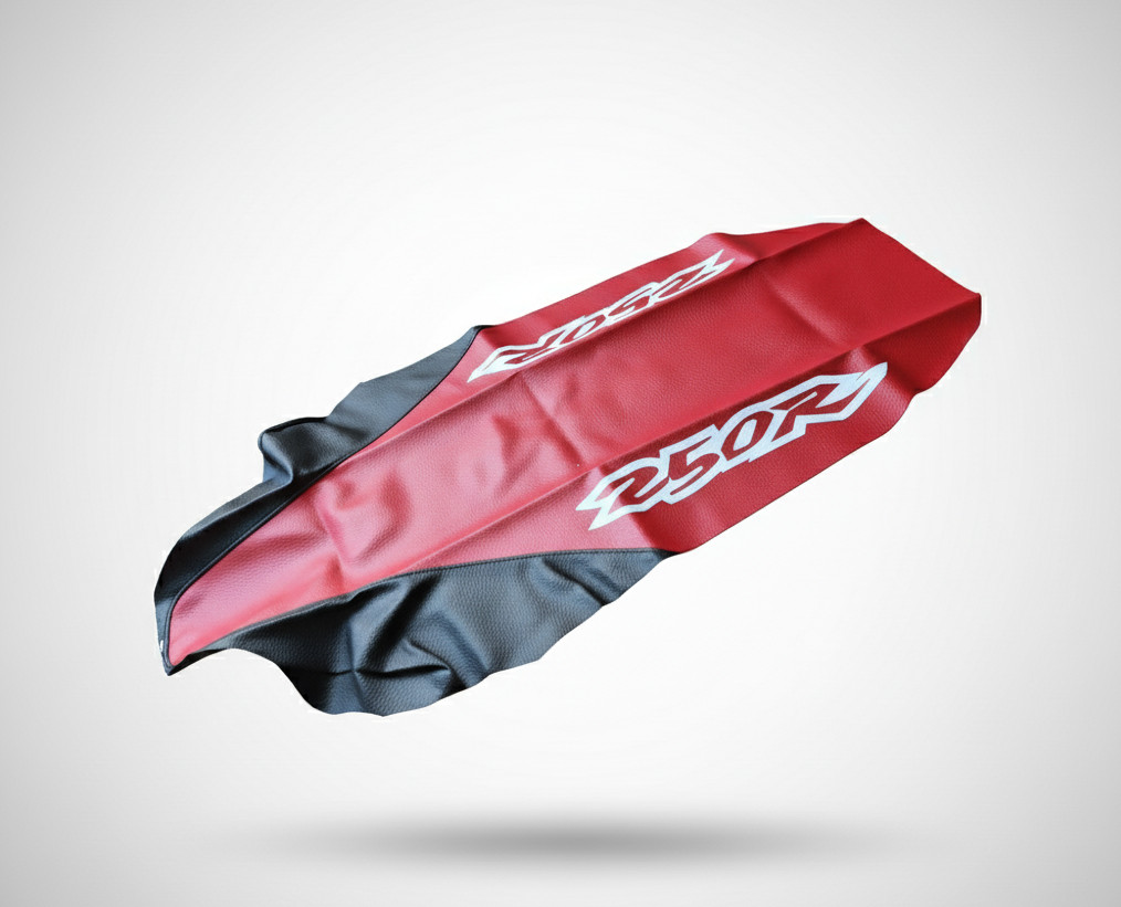 Seat Cover & Tank cover Kit Compatible With XR250R xr250 1997 â XR 250 Red Black - Image 4