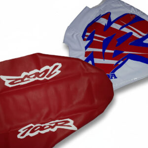 Seat Cover + Tank Cover for XR100 XR 100R (1995) â Red/Blue Synthetic leather