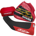 Seat cover Tank cover and rear fender Bag for Honda XR600r xr 600 grip red 88-00
