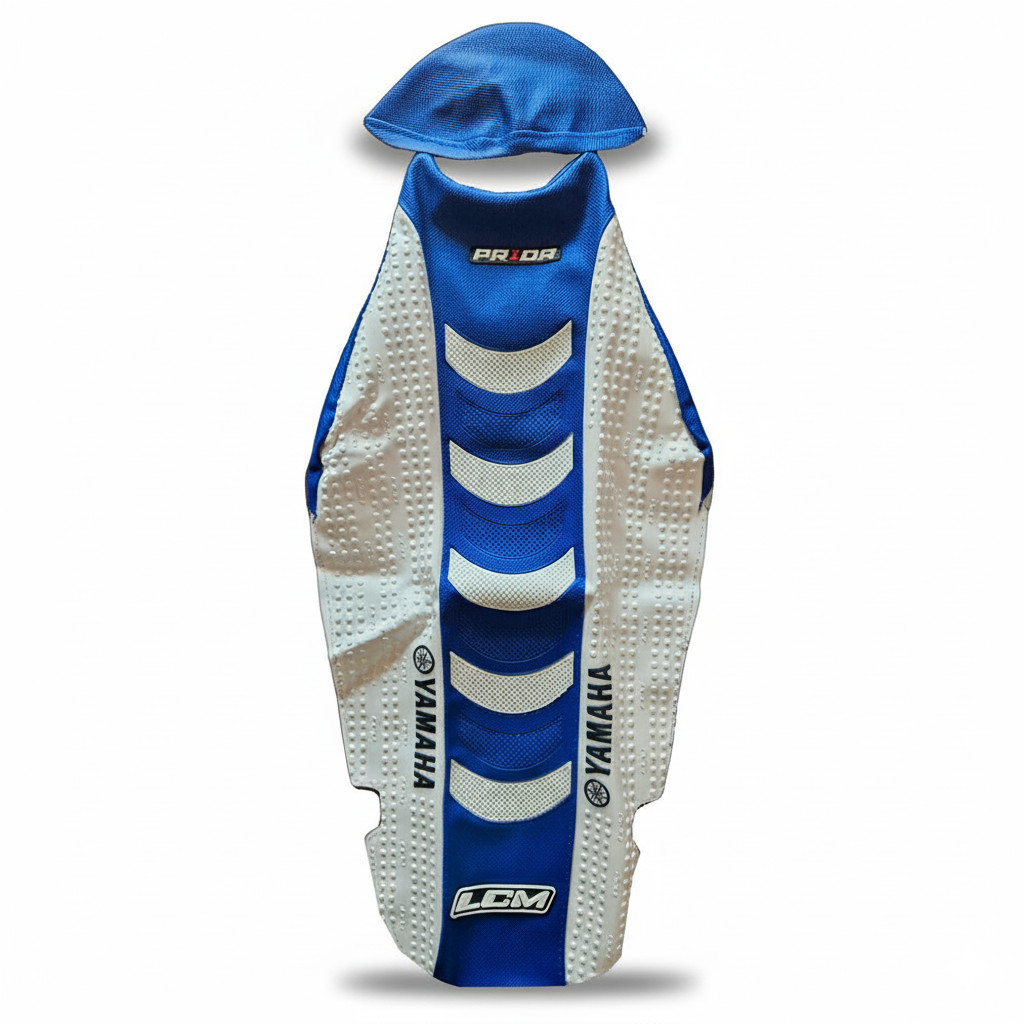 Seat Cover for YZ250F YZ450F 2014â2017 â Ultragrip Blue/White â DHL