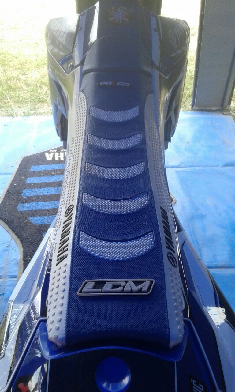 Seat Cover for YZ250F YZ450F 2014â2017 â Ultragrip Blue/White â DHL - Image 8