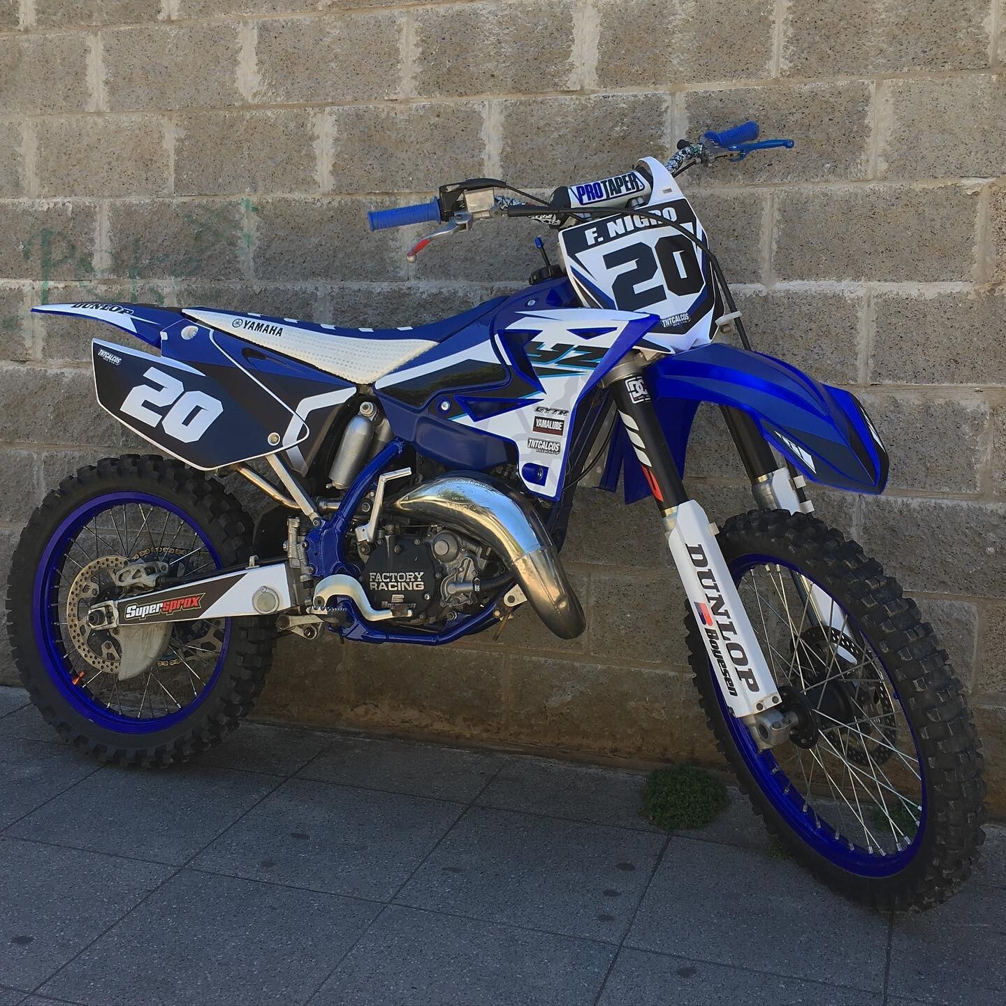 Seat Cover for YZ250F YZ450F 2014â2017 â Ultragrip Blue/White â DHL - Image 12
