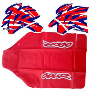 Seat cover and Tank Decals Graphics for Honda XR600R XR600 XR 600 1995 95